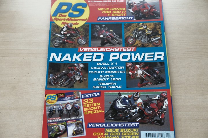 Deckblatt PS Sport Motorrad (12/2000)